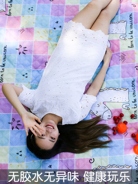 3x3m super large spring outing mat picnic mat moisture-proof mat ...