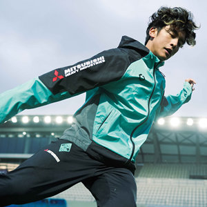 
GOINTOx Mitsubishi Heavy Industries Flying Lion 2025 Sports Raincoat Training Suit Windproof Waterproof Hooded Jacket
