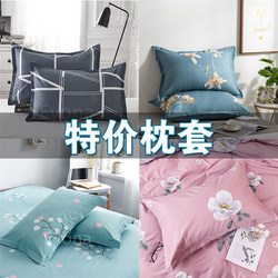 Manufacturer's Special Price Pillowcase 48X74Cm Full Pillowcase for Adults, Couples, Student Dormitory, Home Use, Single Pillow, Spring and Summer Use