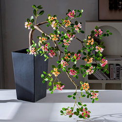 High-End Artificial Green Plants, Island Spring Flowers, Fake Flowers, Indoor Coffee Table Tabletop Decorations, Artificial Plants, Fake Trees for Landscaping