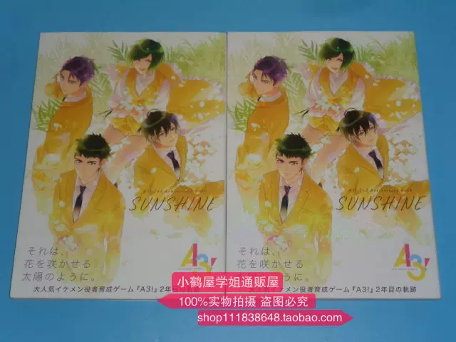 现货A3! 2nd Anniversary Book SUNSHINE 2周年设定集公式书画集-Taobao