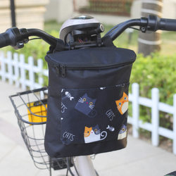 Electric Vehicle Hanging Bag, Bicycle Stroller Hanging Bag, Battery Car Storage Bag, Front Storage Pouch Bag