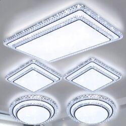 Living Room Main Light 2025 New Model Elegant Crystal Ceiling Light Modern Simple Large Light Luxury Style Zhongshan Lighting Fixtures for the Whole House