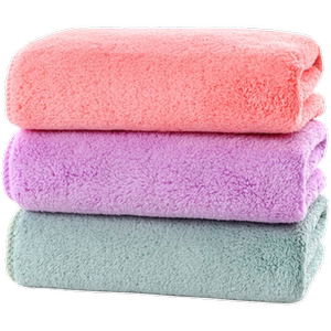 
Baby hand towel small square towel hanging absorbent children's coral velvet hand towel cute cartoon hand towel