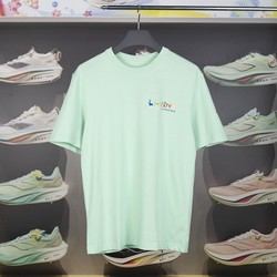 Li-Ning 2024 Summer New Sports Trend Series Men's Pure Cotton Breathable Short-Sleeve Cultural Shirt Ahsu307