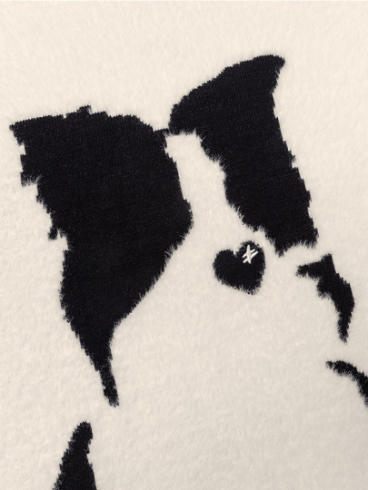 Canotwait 犬柄ニットセーター - 男女兼用プルオーバー