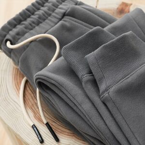 
Light luxury men's clothing co-branded heavyweight pure cotton casual high-end sweatpants leggings for men's early autumn thick knitted sports little feet