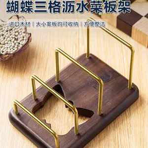 wooden stainless steel pot cover rack Latest Best Selling Praise 