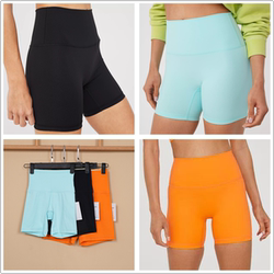 American Eagle Popular Influencer 3/4 Length No-Pocket Fitness Yoga Shorts High-Waisted Tight-Fitting Tummy Control Butt-Lifting Strong P8