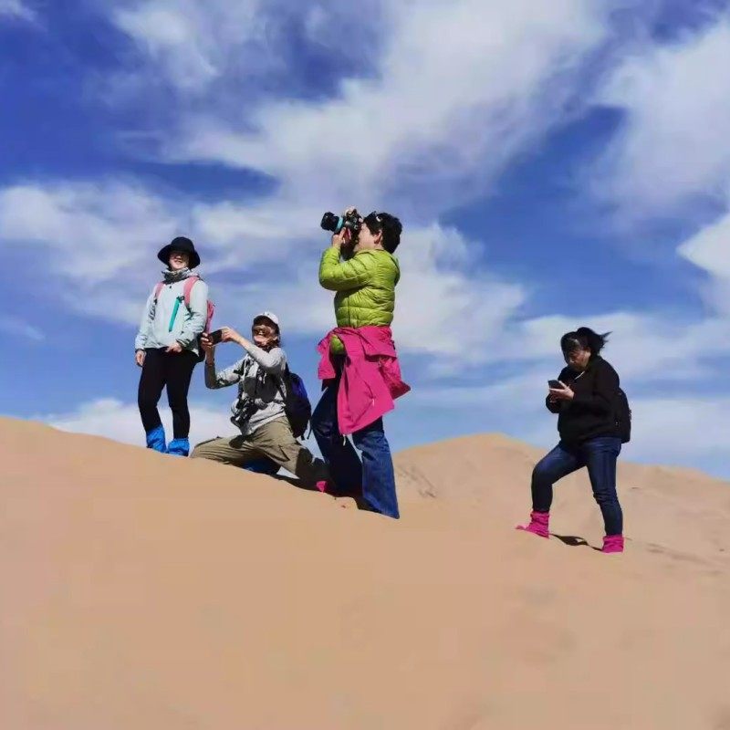 小团巴丹吉林沙漠全景穿越5天达格图粉色湖黄河石林平山湖户外行