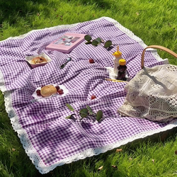 Spring Outing Picnic Mat, Thickened Picnic Blanket, Ins-Style Lawn Mat, Camping Outdoor Portable Beach Mat
