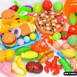 Cutable Fruit and Vegetable Toys for Children, Pretend Play for Girls and Boys, Bulk Realistic Cuttable Food for Kitchen Cooking