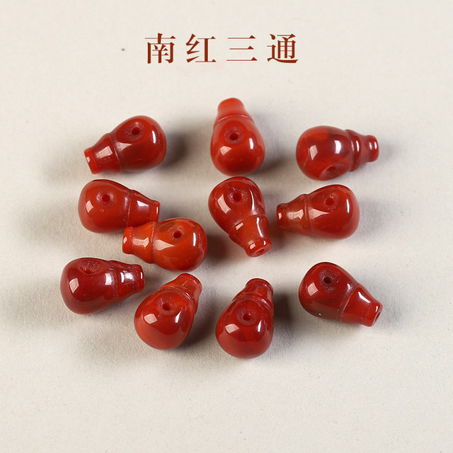 Select 7A South Red Agate Three-Way Bracelet DIY Handmade Bracelet Suitable for 4-9mm Buddha Beads Sweater Chain Handmade Accessories