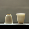 Imitation Song Dynasty Apricot White Thin Body Scent Cup Kung Fu Tea Set Handmade Personal Home Master Customization | Looking for the heart