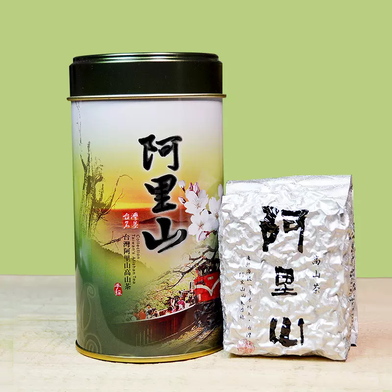 台湾阿里山奶香金萱乌龙茶2023罐装300g坚果香浓香型正宗高山茶叶-Taobao