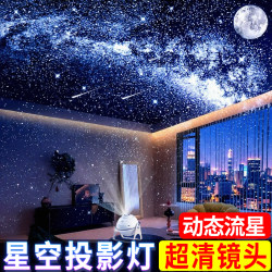 Starry Sky Light Projector Dynamic Starry Sky Light Room Bedroom Ceiling Romantic Atmosphere Sleep High-End Night Light