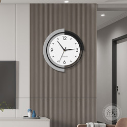 2025 New Model Light Luxury High-End Living Room Clock Painting Modern Minimalist Silent Wall Clock Dining Room Creative Clock Wall Hanging