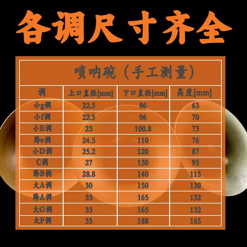 唢呐碗子原胚做旧复古加厚08唢呐碗二喇叭纯黄铜降b调大音量