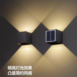 Wall Lamp, Rechargeable, Magnetic, Indoor and Outdoor, Modern and Simple, Solar-Powered, No Drilling, No Wiring, Storefront Sign, Wall Washer Light