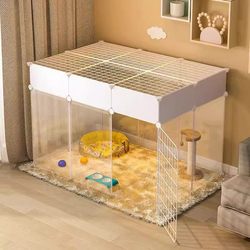 Dog Fence, Pet Indoor Isolation Barrier, Small and Medium-Sized Dog Fence, Kitten Fence, Freely Combinable Dog Cage