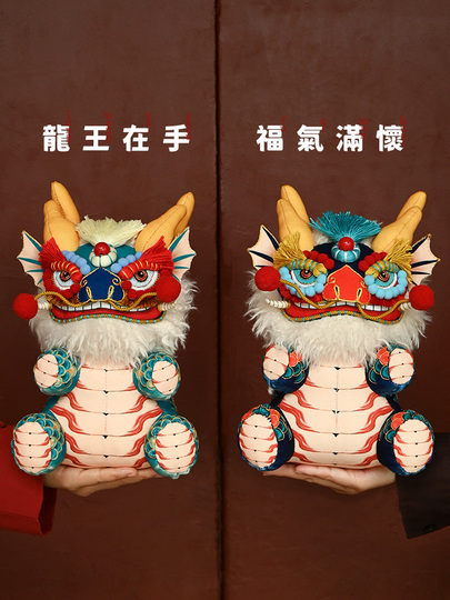 中国製 ドラゴン刺繍 三連パネル置物 中国製 ドラゴン刺繍 三連パネル置物