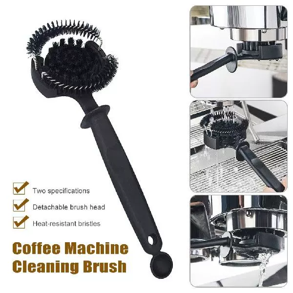 51/58mm Coffee Machine Cleaning Brush Replaceable Head Coffee