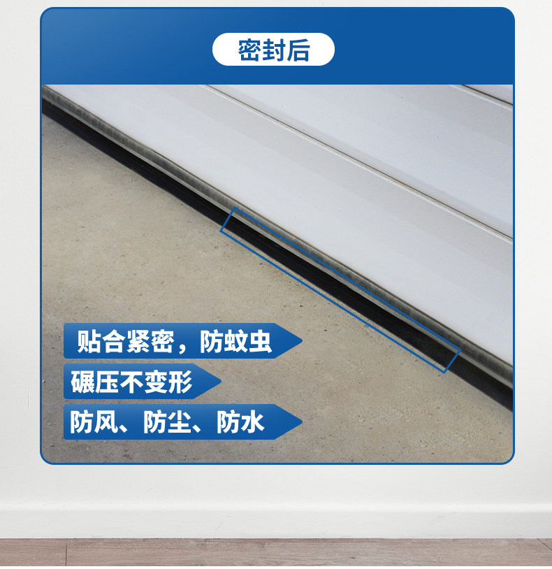 Striscia Guarnizione Porta Striscia Gomma Gomma Bordo - Foto 4