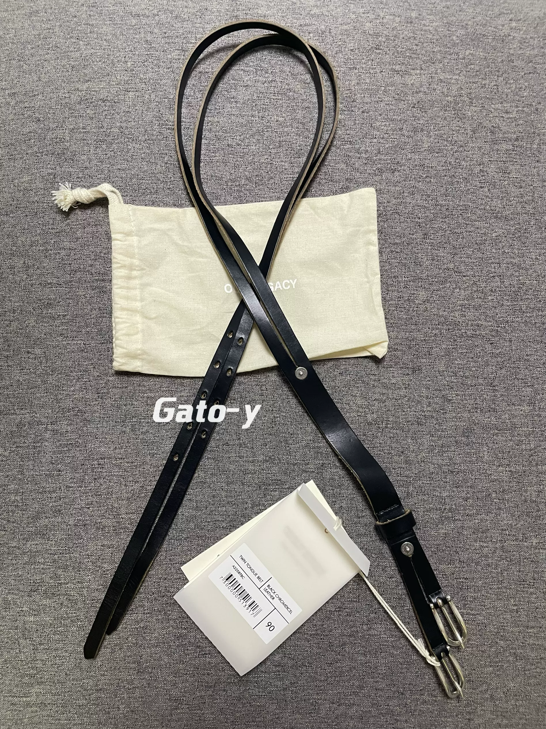 非现货折扣】Our Legacy 25SS Twin Tongue Belt 双层腰带皮带