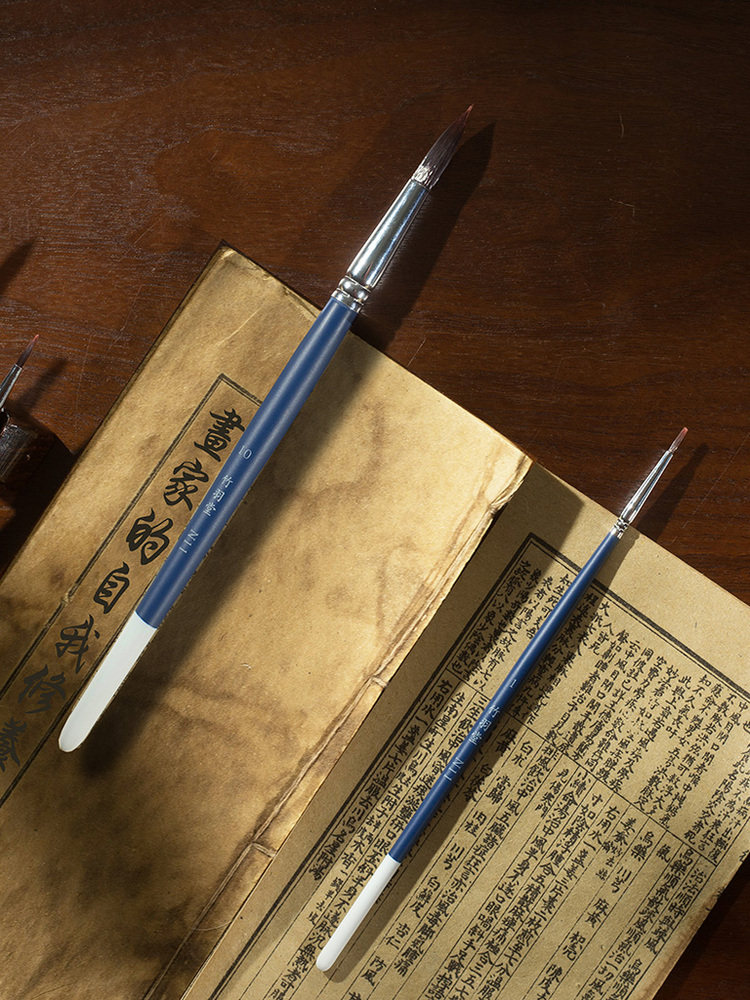 Pennello Calligrafico Kuretake DU184-715 Bambù Milioni Di Anni, Con Astuccio E 3 Inchiostri Di Ricambio