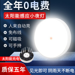 Solar Night Light Human Body Sensor Charging Outdoor Courtyard Balcony Stair Aisle Home Indoor Lighting Wall Light