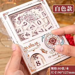 Answer Book Gacha Machine Cover Notebook High-Quality Fun Stress Relief Mini Notebook Portable Pocket Book Mechanical Book Doll Machine Book Journal Planner Student Stationery Creative Gift