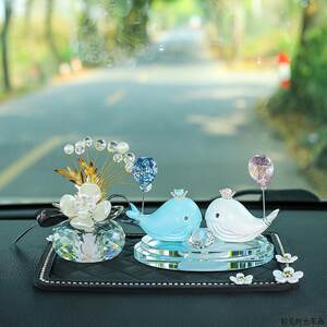 
Car interior accessories ornaments car decoration supplies creative high-end cute dolphin car perfume on center console for women