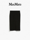 MaxMara spring and summer women's black high-waist pencil skirt 6101024106
