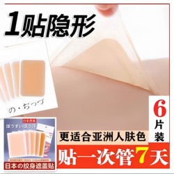 Tattoo Cover-Up Stickers, Scar Cover-Up Stickers, Invisible Flesh-Colored Concealer, Fake Skin Scar Cover-Up Magic Concealer Stickers