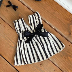 Summer Thin Hepburn-Style Princess Dress for Small Dogs, Teddy, Bichon, Small Dogs, Pets, Cats, and Cat Vests