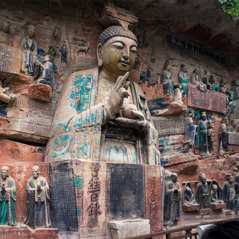 重庆旅游大足石刻/北山/宝顶山石刻/博物馆一日游8人小团纯玩