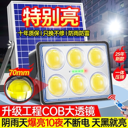 2025 New Solar Outdoor Lights, Home Garden Lights, One-To-Two Hanging Lights, Super Bright High-Power Cob Floodlights