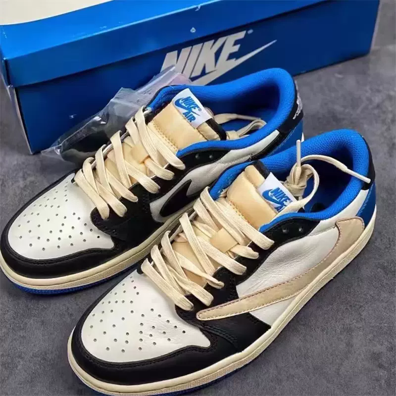 适配权志龙同款Air Jordan 1 Low OGSP白黑绿闪电倒钩联名AJ1鞋带-Taobao