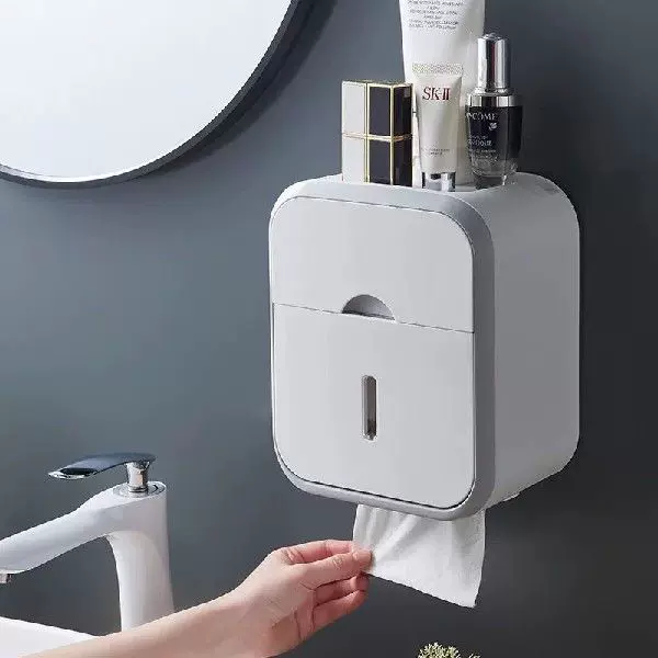 Buy Wholesale China Punch-free Toilet Paper Holder Box Waterproof