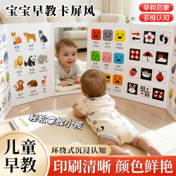 Baby Early Education Cognitive Card Screen, Baby Cognitive Book, Toddler Enlightenment Children's Picture Book, Photo Book, Souvenir Album Gift