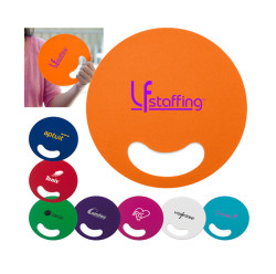 Design and Produce Foreign Trade Advertising Fans for Enrollment Training, Handleless Plastic Advertising Fans, Printed Creative Gifts, Pp Round Fans, and Round Fans