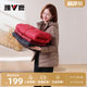 Yalu mother thin down jacket for women 2025 autumn and winter new casual hooded short middle-aged and elderly warm jacket