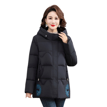 
Yalu middle-aged mother down jacket women's jacket