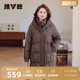 Yalu Mom Down Jacket Winter Clothing 2025 New Mid-Length Stand Collar Hooded Casual Warm Jacket for Middle-aged and Elderly Women