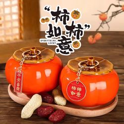 Housewarming Decorations, Everything Goes as Planned, Persimmon Ornaments, New Home Gifts, Complete Set of Moving-In Ceremony Supplies