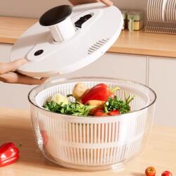 Large Household Vegetable Dehydrator, Salad Spinner, Fruit and Vegetable Water Spinner, Vegetable Basket, Fruit Washing and Draining Tool