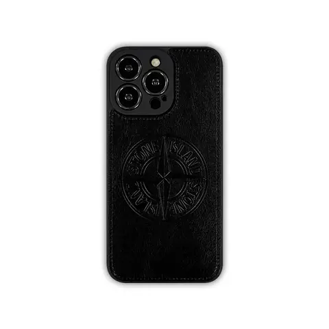 Stone Island New Phone Cases Covers Trendy Fashionable Synthetic Leather Stitch iPhone 15, iPhone 14, iPhone 13, iPhone 12,