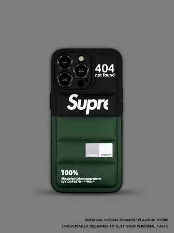 Supreme New Phone Cases Covers Puffy Puffer Down Jacket Trendy Fashionable iPhone 15, iPhone 14, iPhone 13, iPhone 12,
