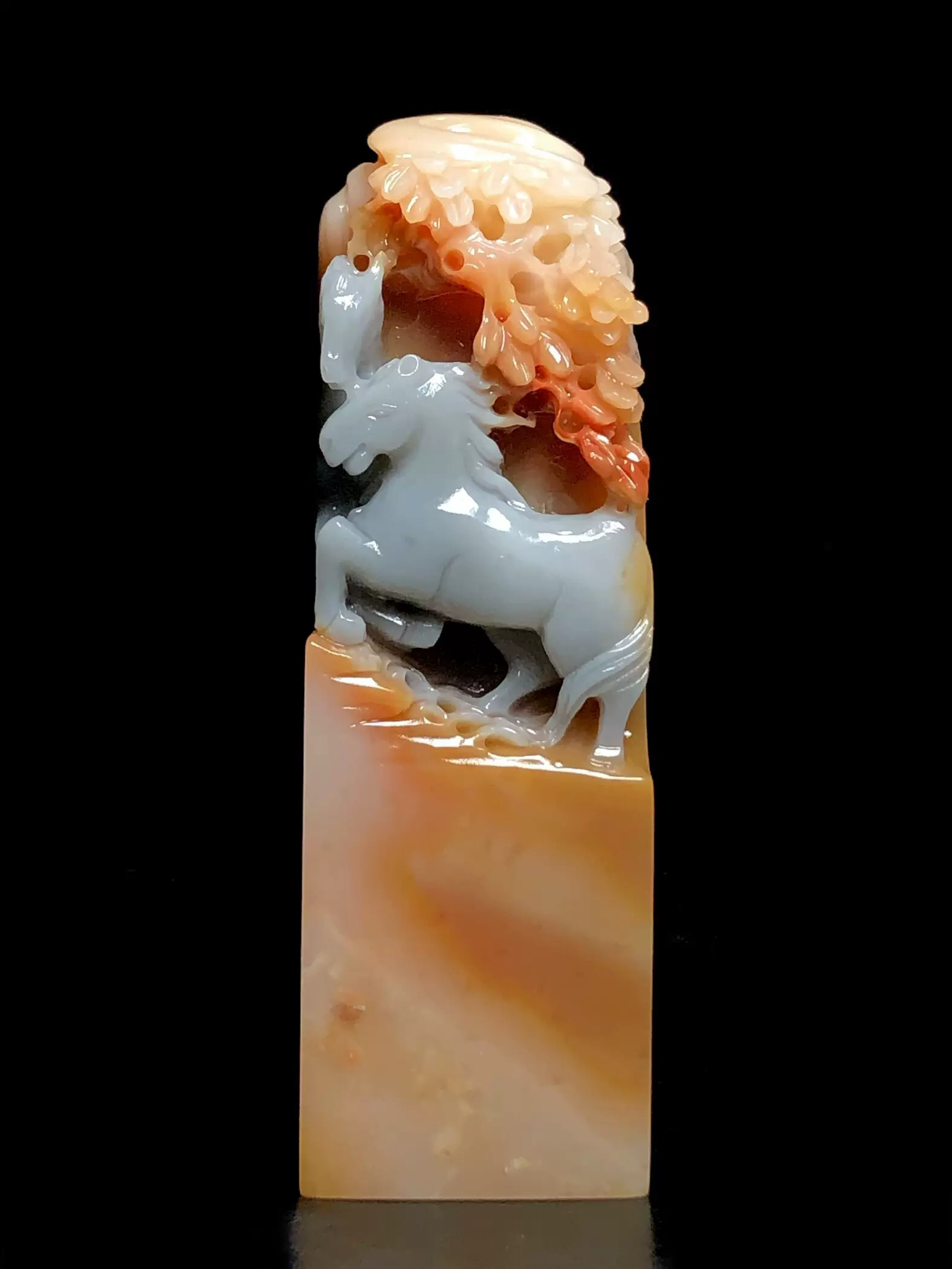 印材、篆刻、遊印、落款印（－花一妙香、一葉一清静） 印材