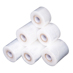 Small roll PE stretch film 5cm industrial packaging film 6cm take-out plastic wrap packaging box seal 10 stretch packaging film